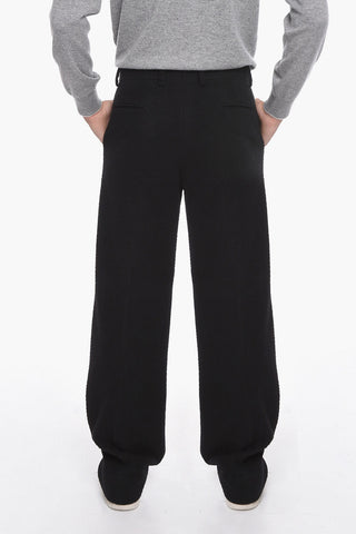 Cashmere-blend Tailored Baggy Pants