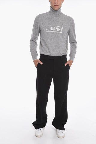 Cashmere-blend Tailored Baggy Pants