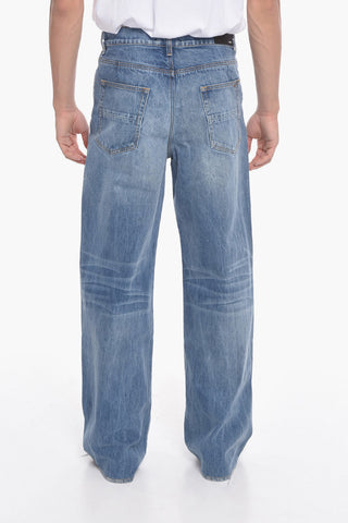 Stone-washed Baggy Denims 28cm
