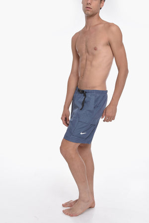 SWIM Einfarbige Boxer-Badehose mit Gürtel