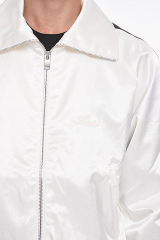 Giacca Track Full Zip con Logo Ricamato