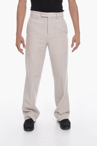 Cashmere-blend Tailored Baggy Pants