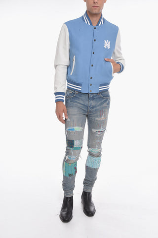 Giacca Varsity LETTERMAN con Maniche in Pelle