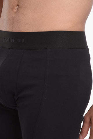 Set 2 Paia di Boxer a Tinta Unita in Cotone Stretch