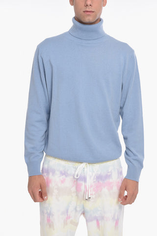 Maglia a Collo Alto in Puro Cashmere