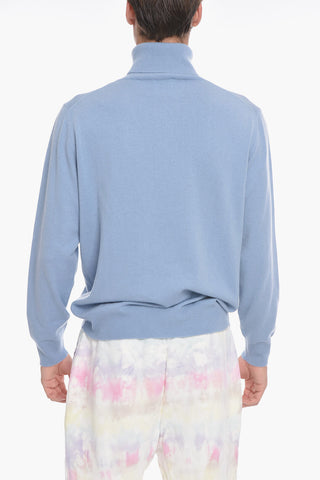 Maglia a Collo Alto in Puro Cashmere