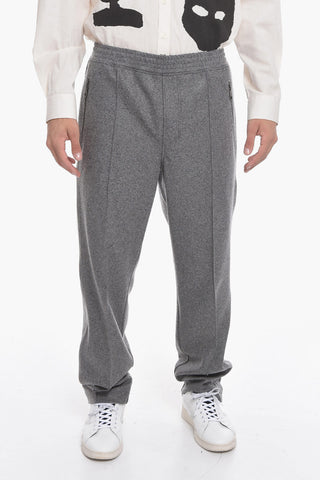 Flannel Low-waisted Loose-fit Pants