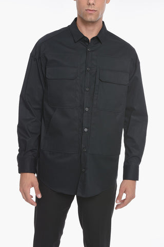 Popeline Cotton Utility Shirt
