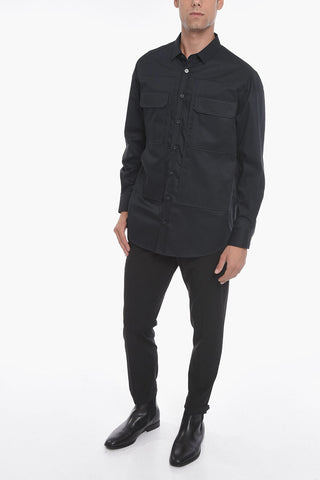 Popeline Cotton Utility Shirt
