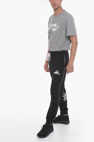 Printed Logo CHERUB Sweatpants with Crystas