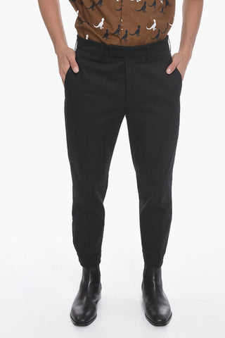 Chino Trousers with Buckle Detailing