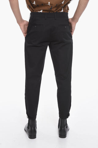 Chino Trousers with Buckle Detailing