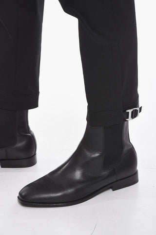 Chino Trousers with Buckle Detailing
