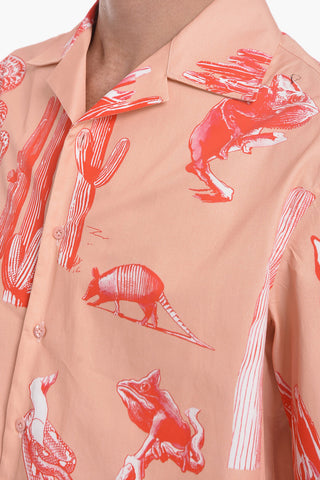 BOWLING Shirt with DESERT Print