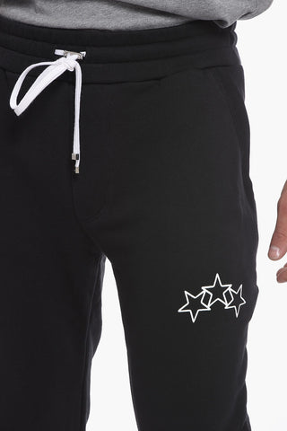 Joggers in Cotone Garzato con Stampa Logo