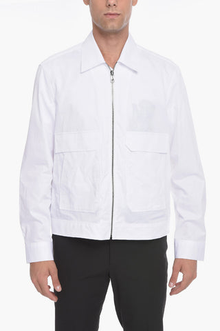 Camicia HYBRID in Popeline con Zip