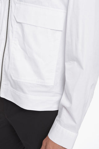 Camicia HYBRID in Popeline con Zip