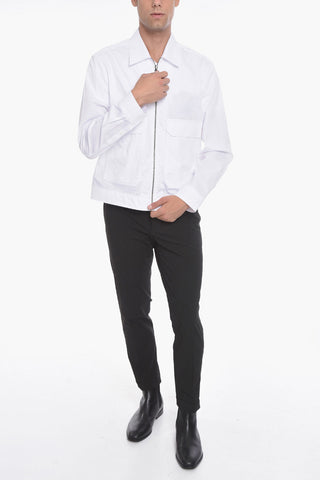 Camicia HYBRID in Popeline con Zip