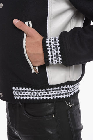 Varsity ALWAYS ON POINT Jacket with Removable Furred Collar