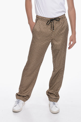 Viscose-satin POKER CHIP Pyjama Pants