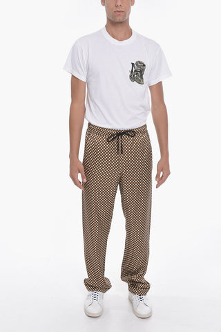 Viscose-satin POKER CHIP Pyjama Pants