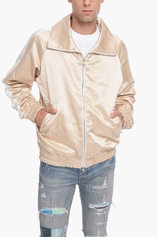 Felpa Zip Up a Collo Alto con Logo Ricamato