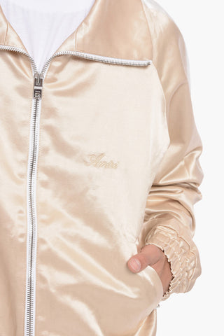 Felpa Zip Up a Collo Alto con Logo Ricamato