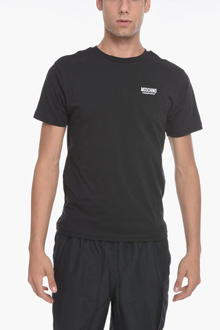 UNDERWEAR Stretch Cotton T-Shirt with Logo Band