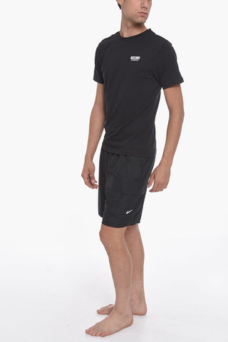UNDERWEAR Stretch Cotton T-Shirt with Logo Band