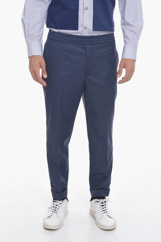 Pantaloni in Grisaglia a Vita Bassa