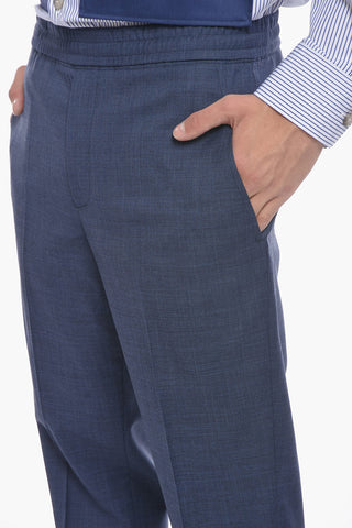 Pantaloni in Grisaglia a Vita Bassa
