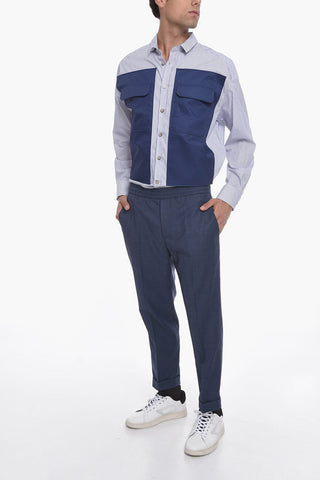 Pantaloni in Grisaglia a Vita Bassa