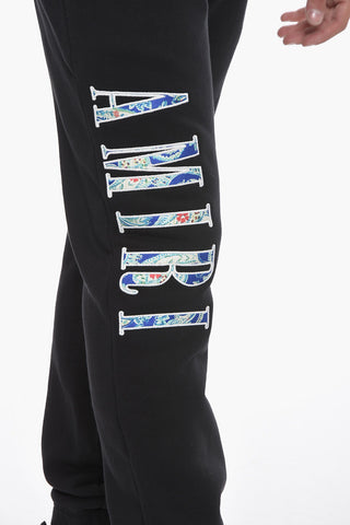PAISLEY Joggers with Embroidered Logo