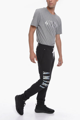 PAISLEY Joggers with Embroidered Logo