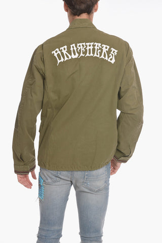 Cotton-canvas BROTHERS Saharian Overshirt