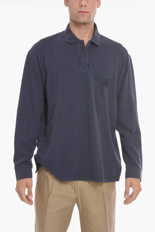 Long-sleeved ANAFIKOLO Cotton Polo