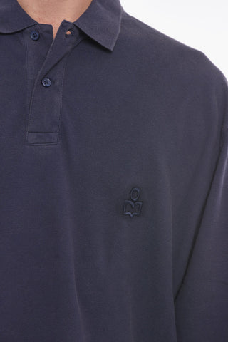 Long-sleeved ANAFIKOLO Cotton Polo