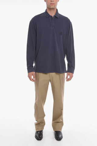 Long-sleeved ANAFIKOLO Cotton Polo