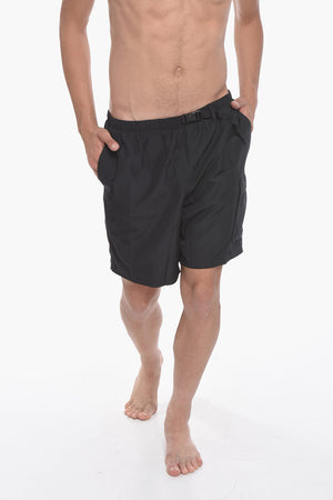 SWIM Costume da Bgno Boxer in Tinta Unita con Cintura