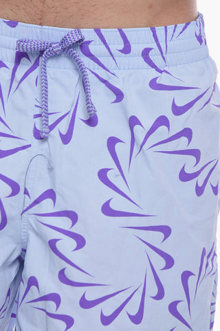 SWIM Nylon Boxer Swim Trunks SWOOSH LINE