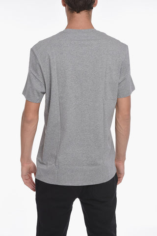 Crew Neck HANORIH T-Shirt with Lamè Print