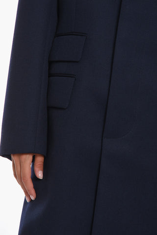 MM4 Cappotto in Lana con Tasche con Aletta