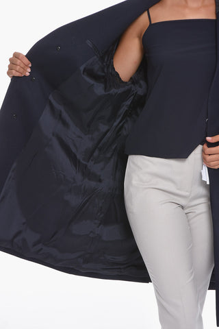 MM4 Cappotto in Lana con Tasche con Aletta