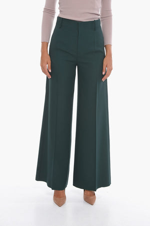 Palazzo Pants with Front Pleats