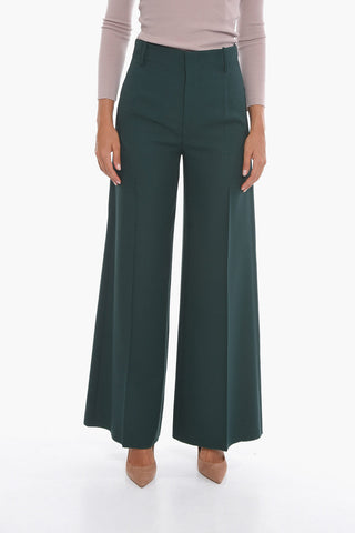 Palazzo Pants with Front Pleats
