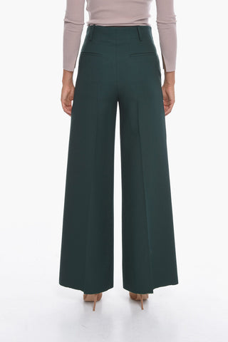 Palazzo Pants with Front Pleats