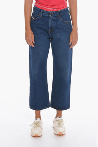LIBRARY Cropped D-REGGY UNISEX Denims with Loose-fit