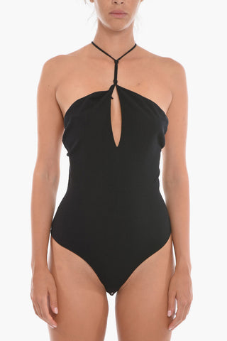 Cashmere Blend GAUGE Bare-back Bodysuit