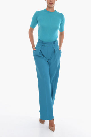 Hose mit weitem Bein und Klettverschluss