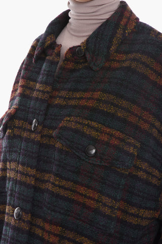 ETOILE Cappotto FONTIZI Oversized con Fantasia a Quadri
